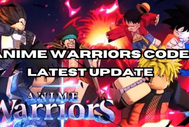 Anime Warriors codes December 2023